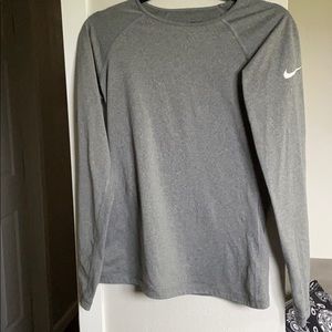 Nike Pro gray workout shirt